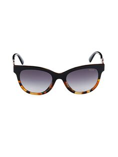 Солнцезащитные очки «кошачий глаз» 54 мм Emilio Pucci, черный