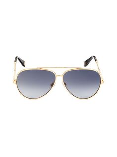 Солнцезащитные очки-авиаторы 60MM Marc Jacobs, темно-серый