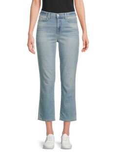Укороченные джинсы-сигареты Alexia с высокой посадкой L&apos;Agence, цвет Melrose Lagence