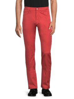 Однотонные брюки из техно-полумесяца Ballin, цвет Mineral Red