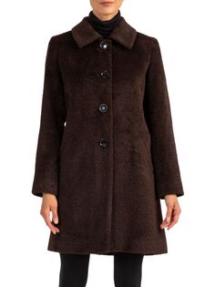 Пальто Sofia Cashmere из смесовой шерсти из букле, коричневый