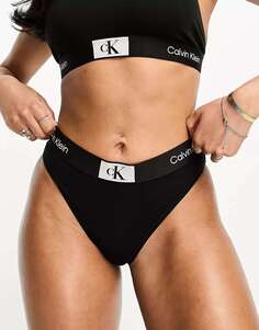 Черные стринги Calvin Klein CK 96