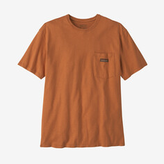 Мужская футболка с рабочим карманом Patagonia, коричневый