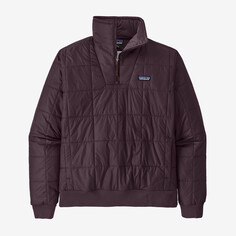 Мужской стеганый пуловер в коробке Patagonia, цвет Obsidian Plum