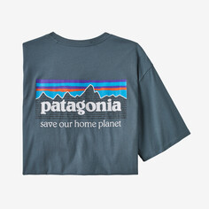 Мужская органическая футболка P-6 Mission Patagonia, серый