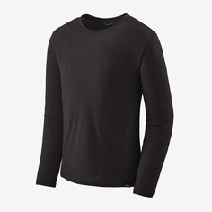Мужская классная легкая рубашка Capilene с длинными рукавами Patagonia, черный