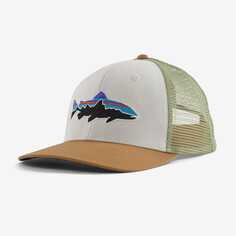 Кепка Fitz Roy Trout Trucker Patagonia, цвет White w/Classic Tan