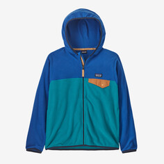 Детская флисовая куртка Micro D Snap-T Patagonia, цвет Belay Blue