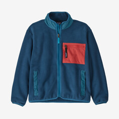 Детская флисовая куртка Synchilla Patagonia, цвет Tidepool Blue