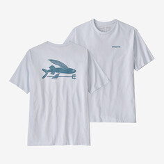 Мужская футболка Responsibili Fly Fish Patagonia, белый