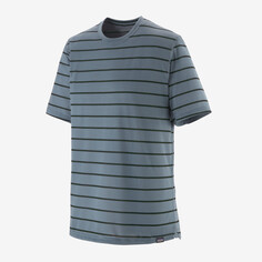 Мужская рубашка Capilene Cool Trail Patagonia, цвет Furrow Stripe: Plume Grey
