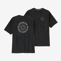 Мужская футболка с трафаретом Responsibili-Tee Patagonia, черный