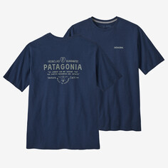 Мужская футболка Forge Mark Responsibili Patagonia, лагом синий