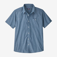 мужская рубашка Patagonia, цвет Chambray: Lagom Blue