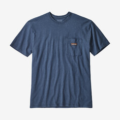 Мужская футболка с рабочим карманом Patagonia, цвет Stone Blue