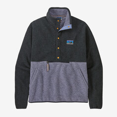 Флисовый пуловер Snap-T из натуральной смеси Patagonia, цвет Pale Periwinkle