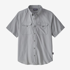 Мужская рубашка для походов с самоуправлением UPF Patagonia, серый