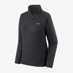 Женская повседневная рубашка на молнии R1 Patagonia, цвет Ink Black - Black X-Dye