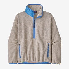 Женский флис Synchilla Сумчатый Patagonia, цвет Oatmeal Heather w/Blue Bird