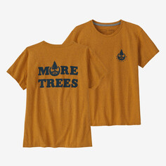 Женская футболка Responsibili 50 лет Patagonia, цвет Plant Peace: Dried Mango