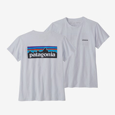 Женская футболка с логотипом P-6 Responsibili Patagonia, белый