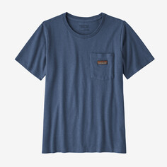 Женская футболка с рабочим карманом Patagonia, синий