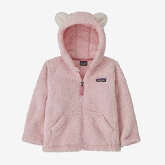 Флисовая толстовка Baby Furry Friends Patagonia, цвет Peaceful Pink