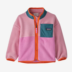 Флисовая куртка Baby Synchilla Patagonia, цвет Planet Pink