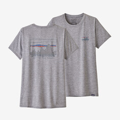 Женская рубашка Capilene Cool с графическим рисунком на каждый день Patagonia, серый