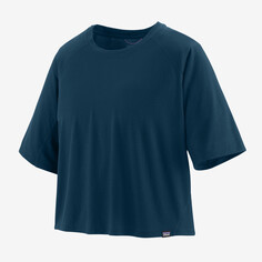 Женская укороченная рубашка Capilene Cool Trail с короткими рукавами Patagonia, лагом синий