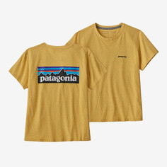 Женская футболка с логотипом P-6 Responsibili Patagonia, цвет Surfboard Yellow