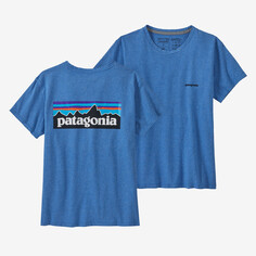 Женская футболка с логотипом P-6 Responsibili Patagonia, цвет Blue Bird