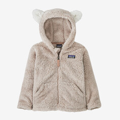 Флисовая толстовка Baby Furry Friends Patagonia, цвет Shroom Taupe