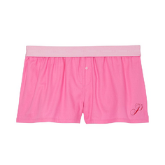 Пижамные шорты Victoria&apos;s Secret Pink Satin Boxy, розовый