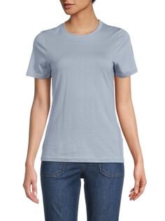 Облегающая футболка Saks Fifth Avenue, цвет Seabreeze