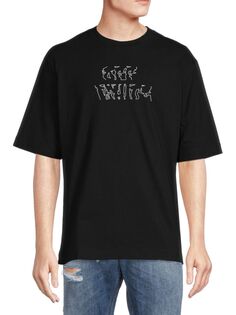 Футболка с графическим рисунком Off-White, цвет Black White