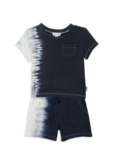 Комплект из двух предметов: футболка и шорты End of the Road для маленьких девочек Splendid, цвет Blue Haze