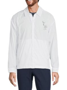 Куртка для гольфа с точечным воротником Dex J.Lindeberg, белый