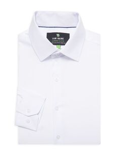 Однотонная классическая рубашка Tom Baine, белый
