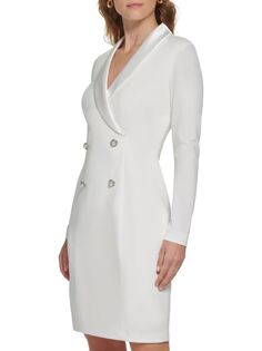 Платье-смокинг-пиджак Eliza J, белый