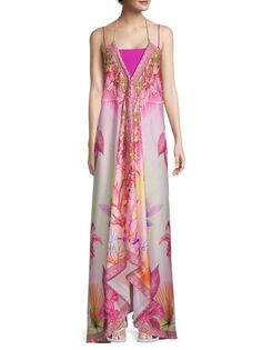Платье макси с цветочным принтом и бретелькой на бретельках Ranee&apos;S, цвет Blush Ranees