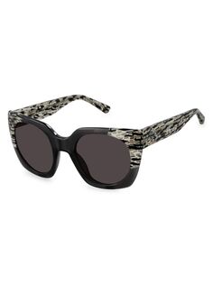Квадратные солнцезащитные очки «кошачий глаз» 50 мм L.A.M.B., цвет Bone