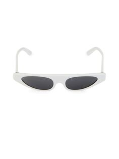 Солнцезащитные очки «кошачий глаз» 52 мм Dolce&amp;Gabbana, белый