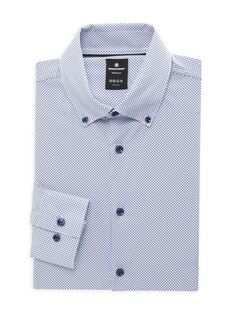 Современная приталенная классическая рубашка с принтом Brooklyn Brigade, белый
