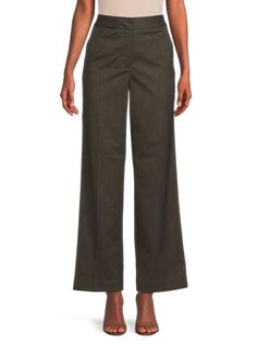 Широкие брюки с высокой посадкой Rd Style, цвет Brown Flannel