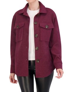 Куртка-рубашка в стиле милитари Ookie &amp; Lala, цвет Burgundy
