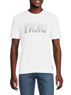 Футболка с логотипом Taz Dkny, белый