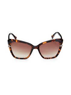 Солнцезащитные очки «кошачий глаз» 56MM Champion, цвет Tortoise