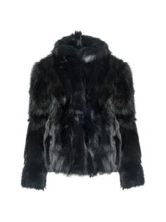 Куртка из овчины классического кроя Made For Generations Toscana Wolfie Furs, цвет True Black