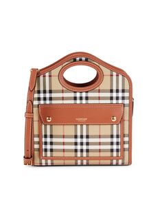 Сумка через плечо в клетку House Check Burberry, цвет Camel